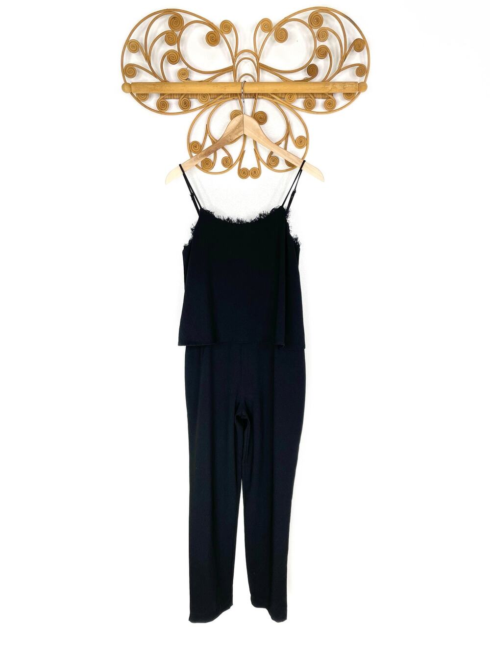 Charles Henry black jumpsuit sz S